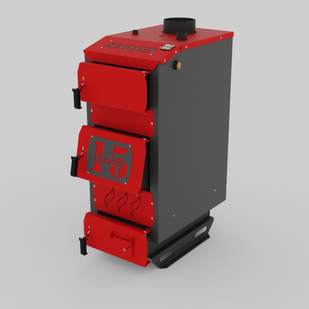 Котел опалювальний твердопаливний "Marten Praktik" МP-15 потужність 15 кВт